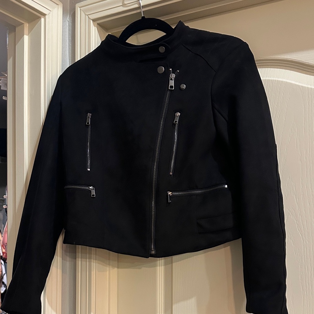 Banana Republic Black Leather Jacket